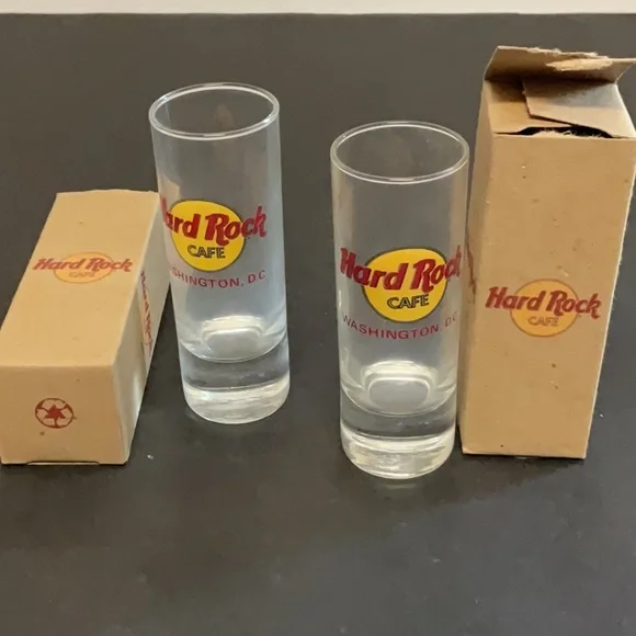 Hard rock shot glasses- Washington, DC (2 in set) - Picture 2 of 4